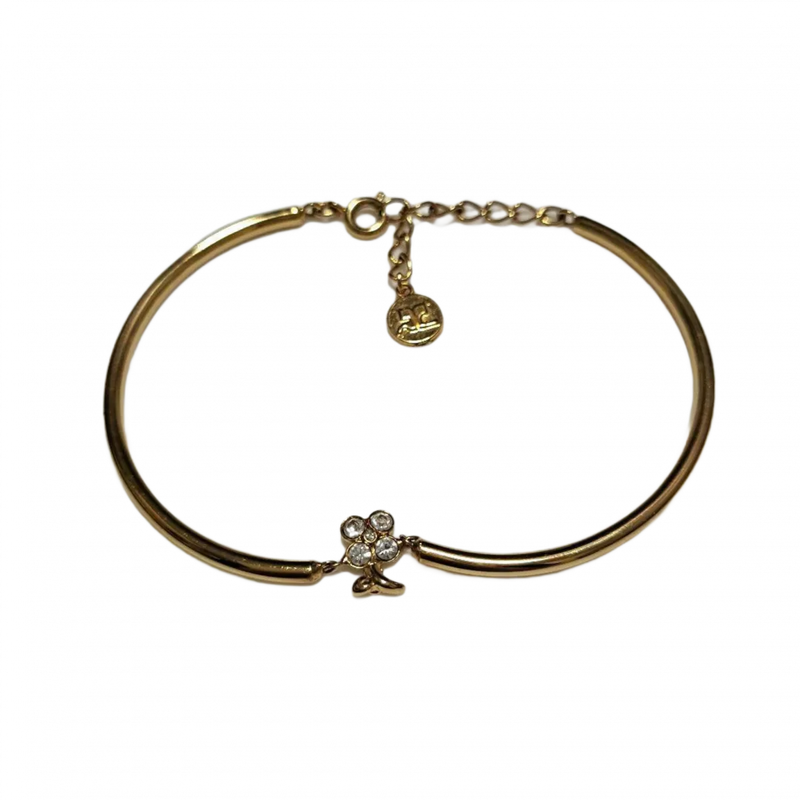 COURRÈGES Bracelet raisin en or strass