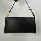 Louis Vuitton Pochette Accessoire Cuir épi noir 09/1966