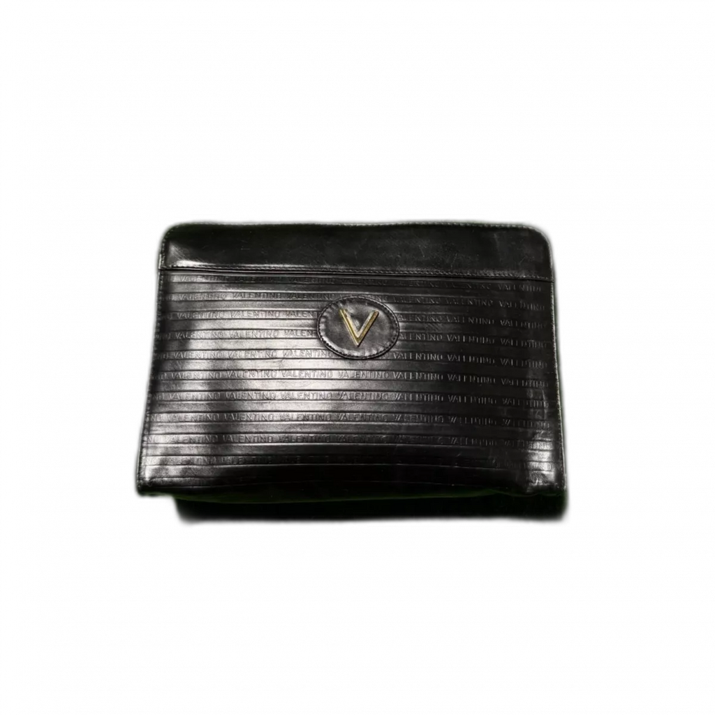 VALENTINO Pochette Mario Valentino noir avec logo V
