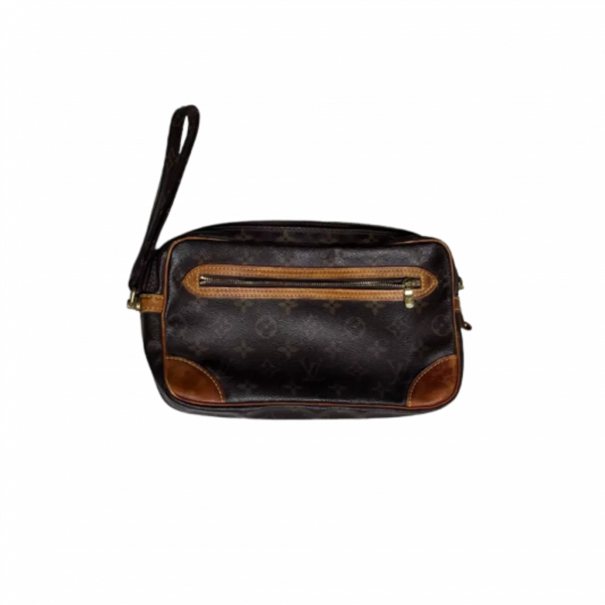 LOUIS VUITTON Marly Dragonne PM pochette avec dragonne poignet, zip frontal