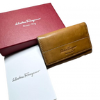 FERRAGAMO Porte-clé en cuir Salvatore Ferragamo, marron