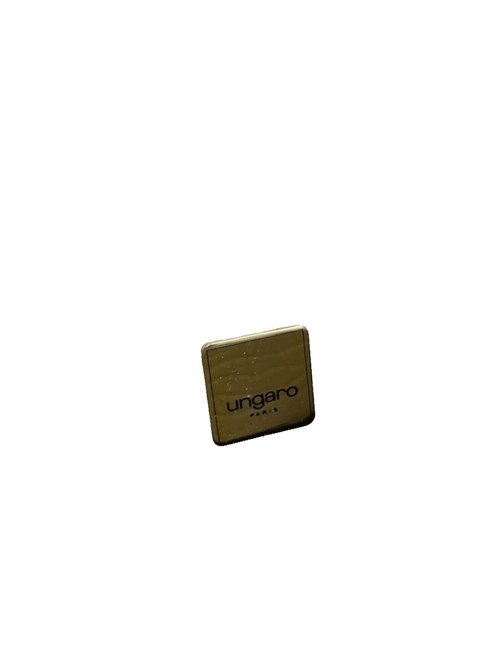 UNGARO Sac bandoulière cuir grainé crème fermoir cœur doré