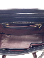 CÉLINE Sac Luggage micro tricolore marron / beige / noir