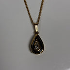 Courrèges Paris drop pendant necklace