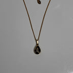 Courrèges Paris drop pendant necklace