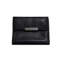PRADA Portefeuillle noir Prada homme plaque argenté