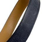 HERMÈS Ceinture Hermès Constance noir avec boucle en H or, poinçonnée ◯G, 1977