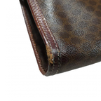 CELINE Pochette Celine en cuir PVC Macadam PM