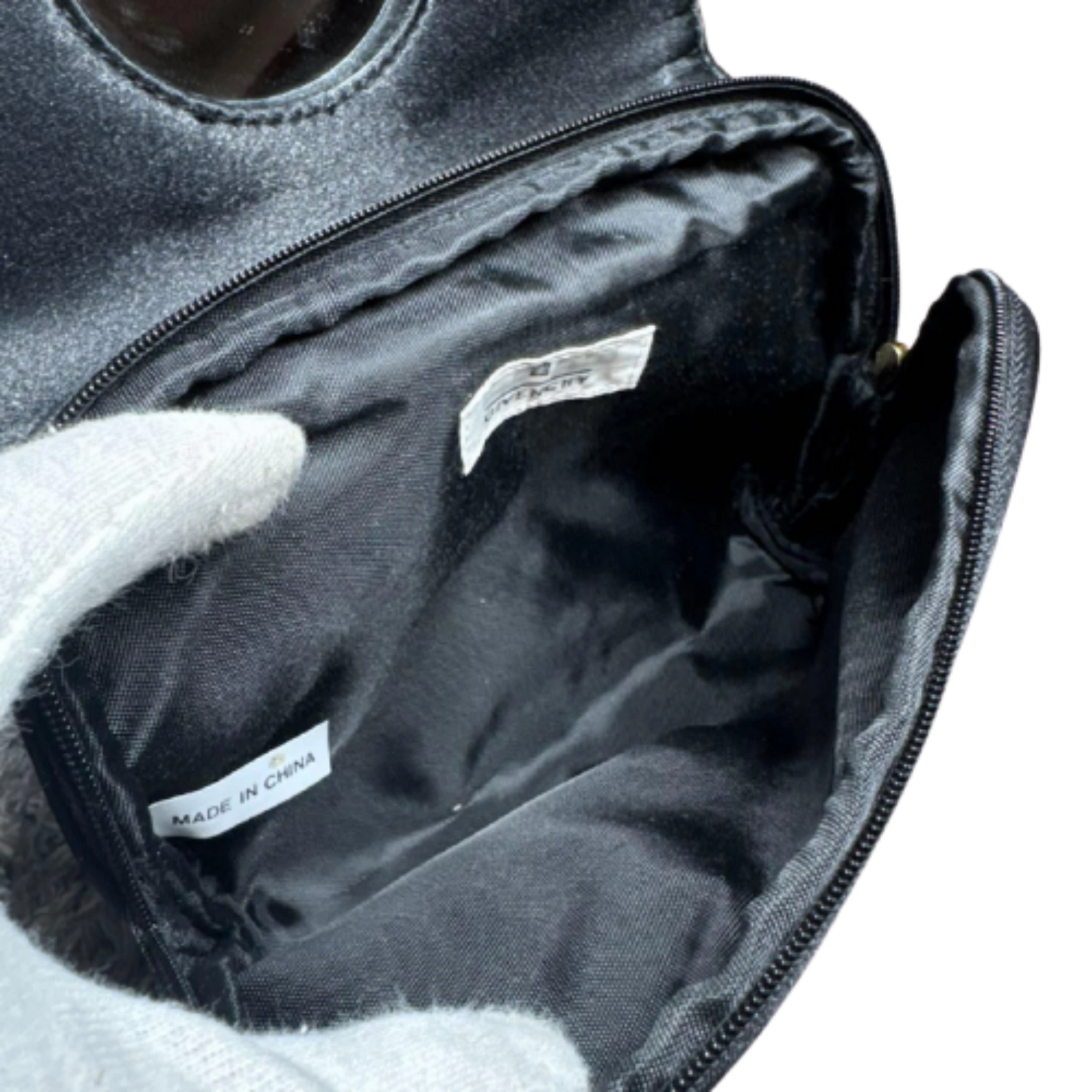 GIVENCHY Pochette Neuve étui pour petits objets trousse de maquillage, noir et or