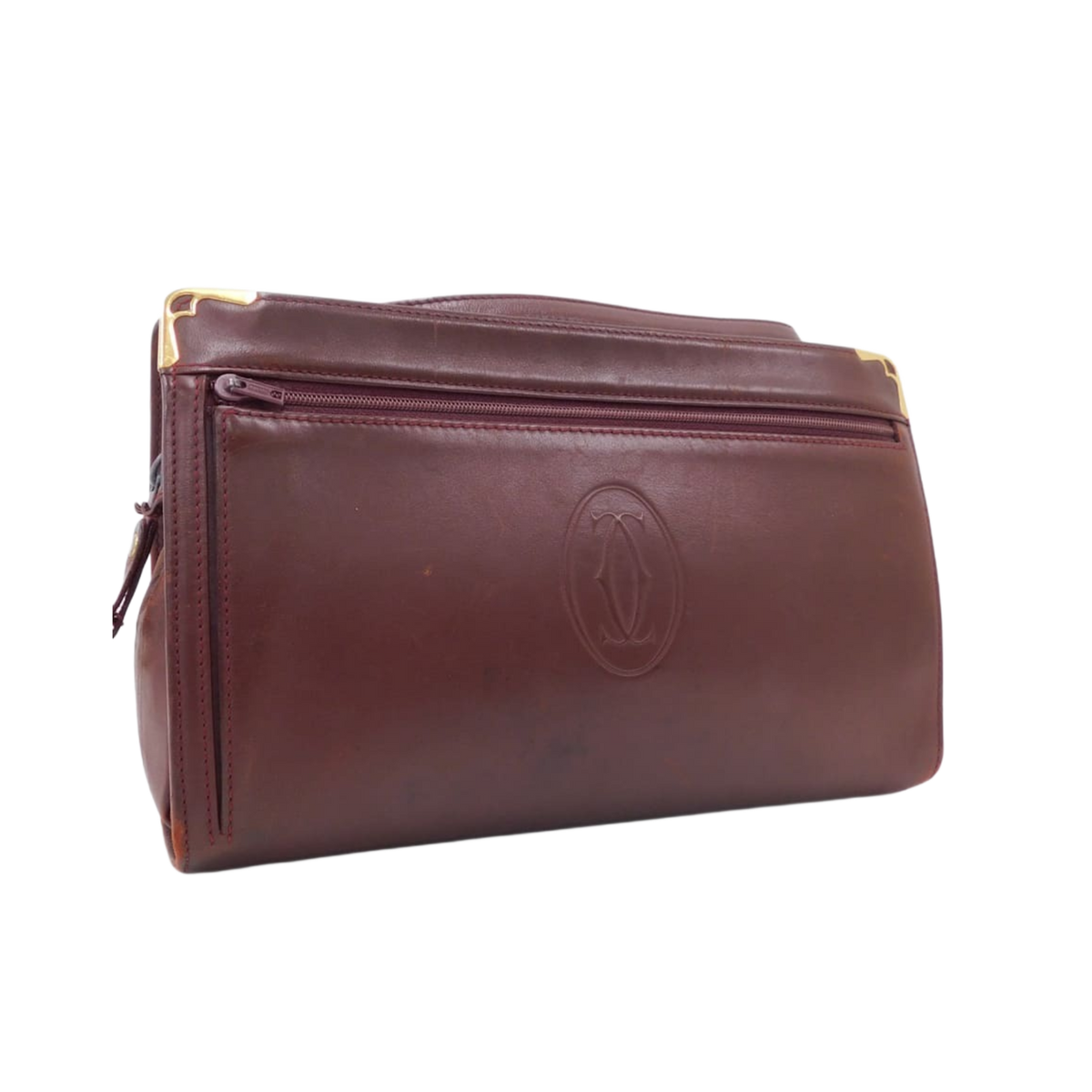 CARTIER Pochette cartier de la ligne must bordeaux