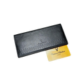 Giovanni Valentino Wallet Black Leather Long Bifold Italian Designer Vintage