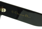 Christian Dior Sunglasses Black Cat-eye Gold CD Logo DDiorF Italy