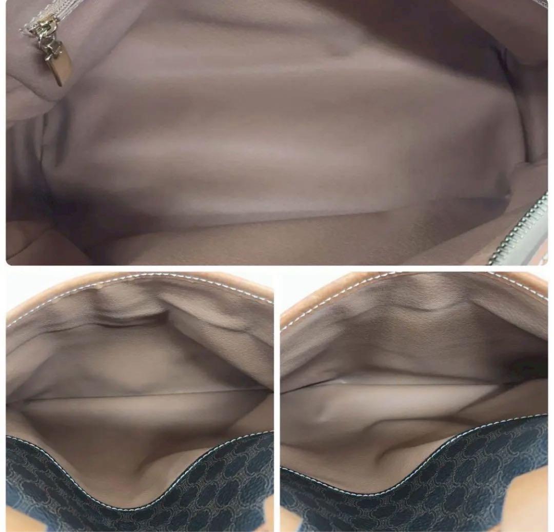CELINE sac boston motif Macadam & logo cuir