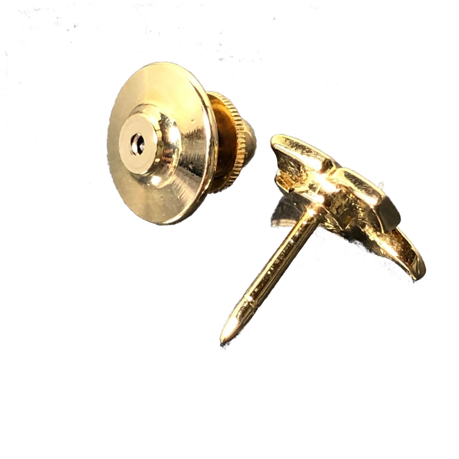 COURRÈGES Broche à logo , couleur or, insigne