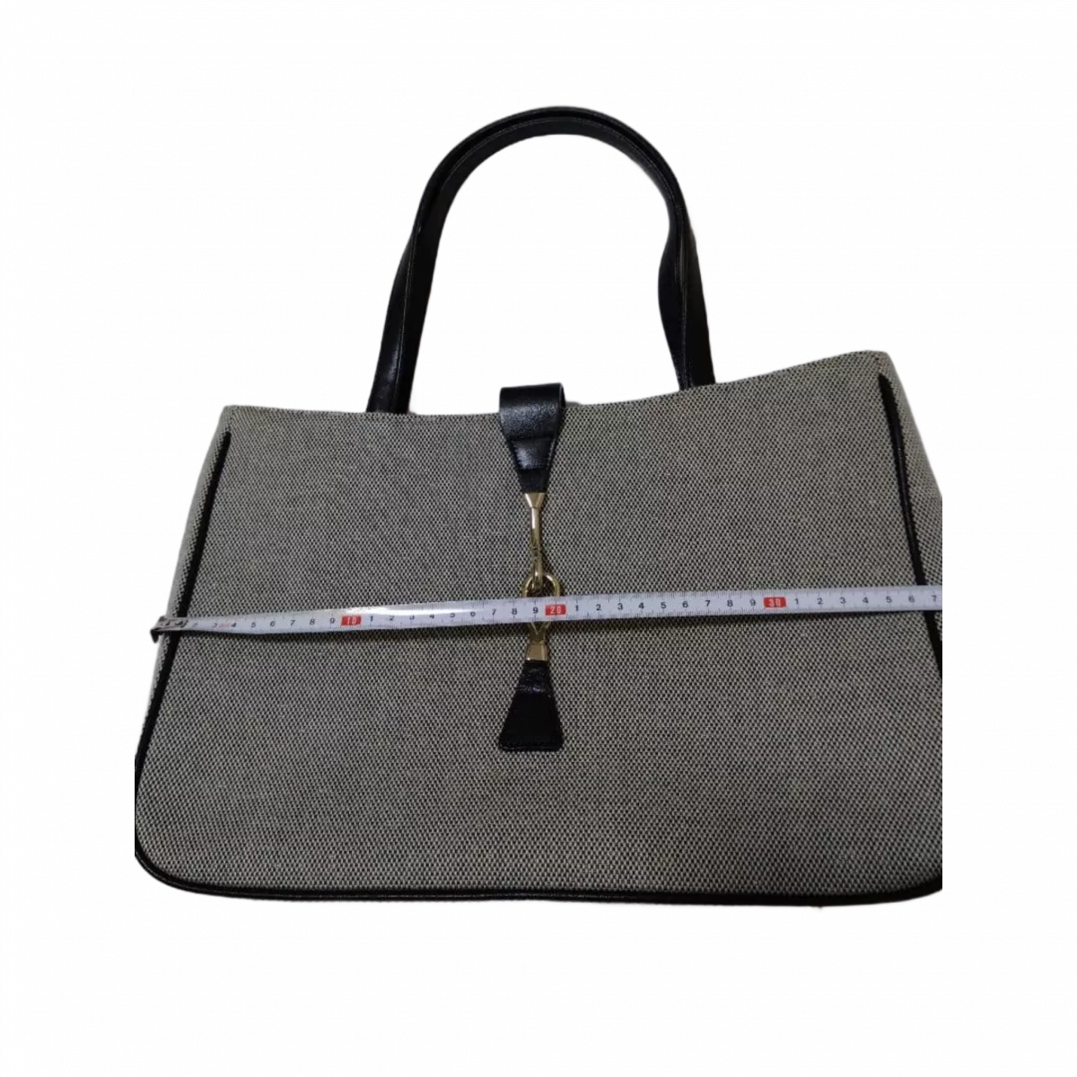 UNGARO Sac banane Ungaro gris et bijouterie croché