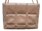 Nina Ricci Shoulder Bag Medium Beige Quilted Leather Vintage Gold Hardware
