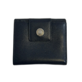 Autre Portefeuille Bulgari noir avec logo bouton argenté