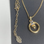 Courreges Heart Ring Necklace