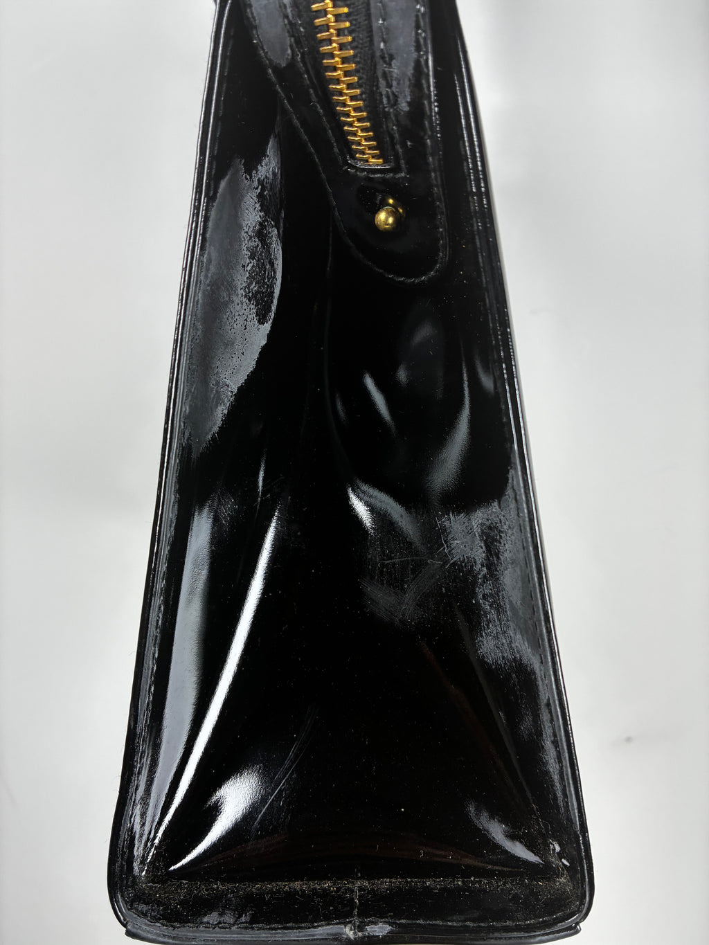 Salvatore Ferragamo Vara bag in black patent leather