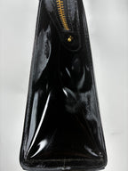 Salvatore Ferragamo Vara bag in black patent leather