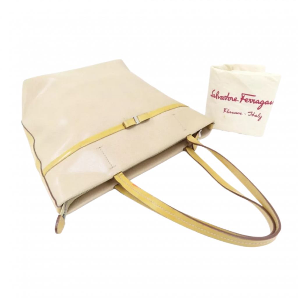 FERRAGAMO Sac cabas Salvatore Ferragamo Ruban Vara en cuir de veau