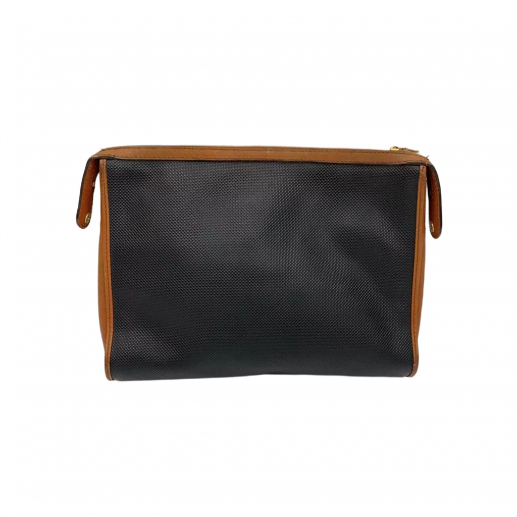 BOTTEGA VENETA Pochette noir et cuir