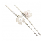 COURRÈGES LOTX2 Collier Courreges or et argent perles vendu à l'unité