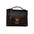 LOUIS VUITTON Monceau PM porte-documents à fermoir laiton, poignée