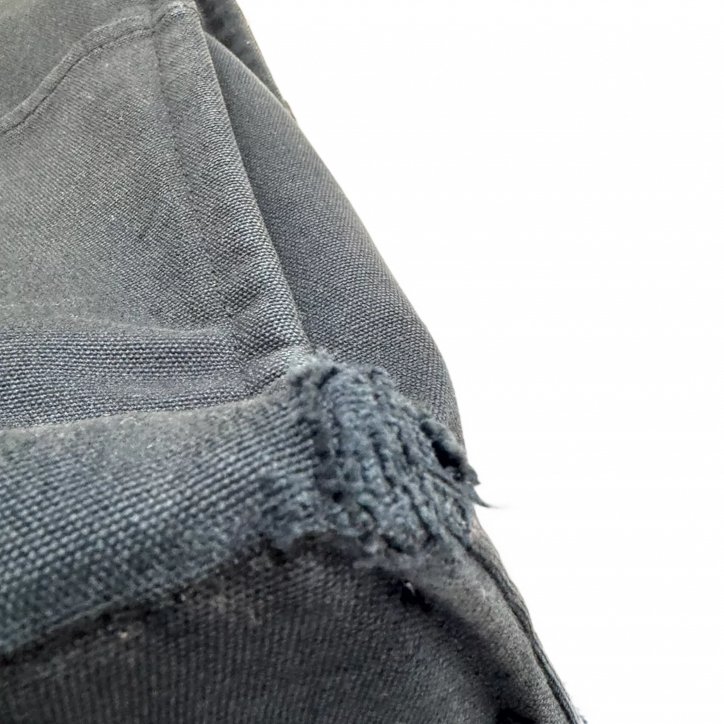 HERMÈS Fourre-tout gris/noir avec bandes GM