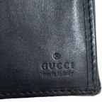 GUCCI Portefeuille long toile GG Noir & bande tricolore Gucci