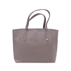 Ungaro Grey Leather Tote Bag