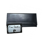 PIERRE CARDIN Portefeuille long Pierre Cardin cuir véritable noir wcarte