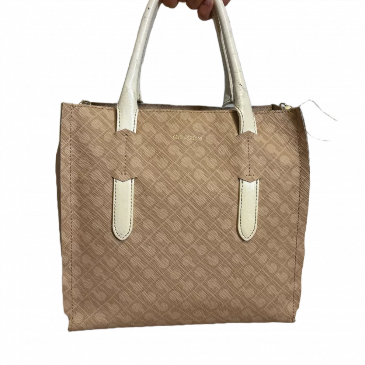 GERARDINI Sac Gérardini rose blanc monogrammé du logo