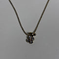 Courreges gold flower necklace