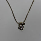 Courreges gold flower necklace