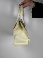 Ungaro Beige Twisted City Bag MM