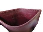 CARTIER Porte-monnaie compact cuir bordeaux