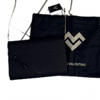 VALENTINO Sac de soirée mario valentino noir avec chaine argenté et dustbag