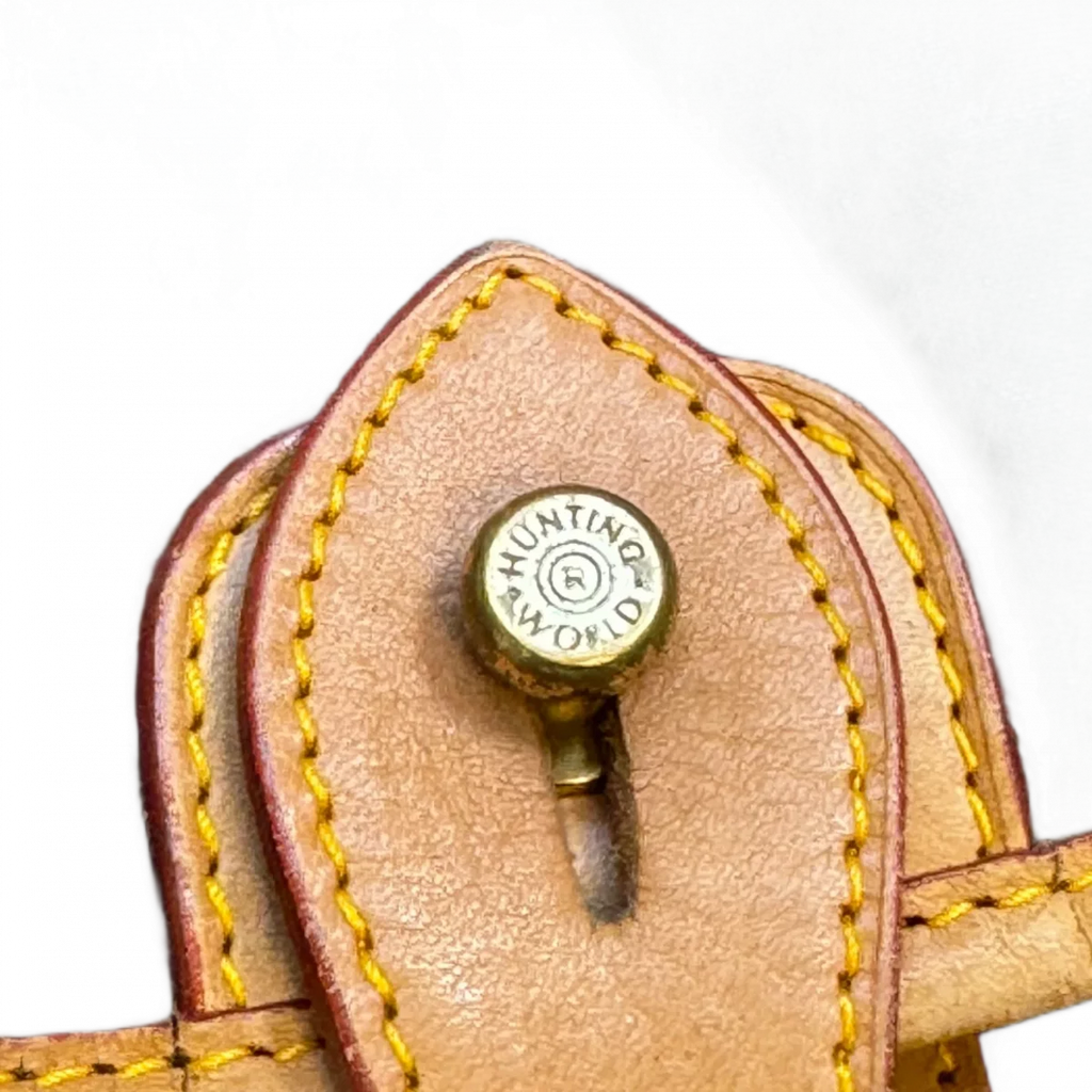 HUNTING WORLD Sac multifonction Hunting World kaki et cuir