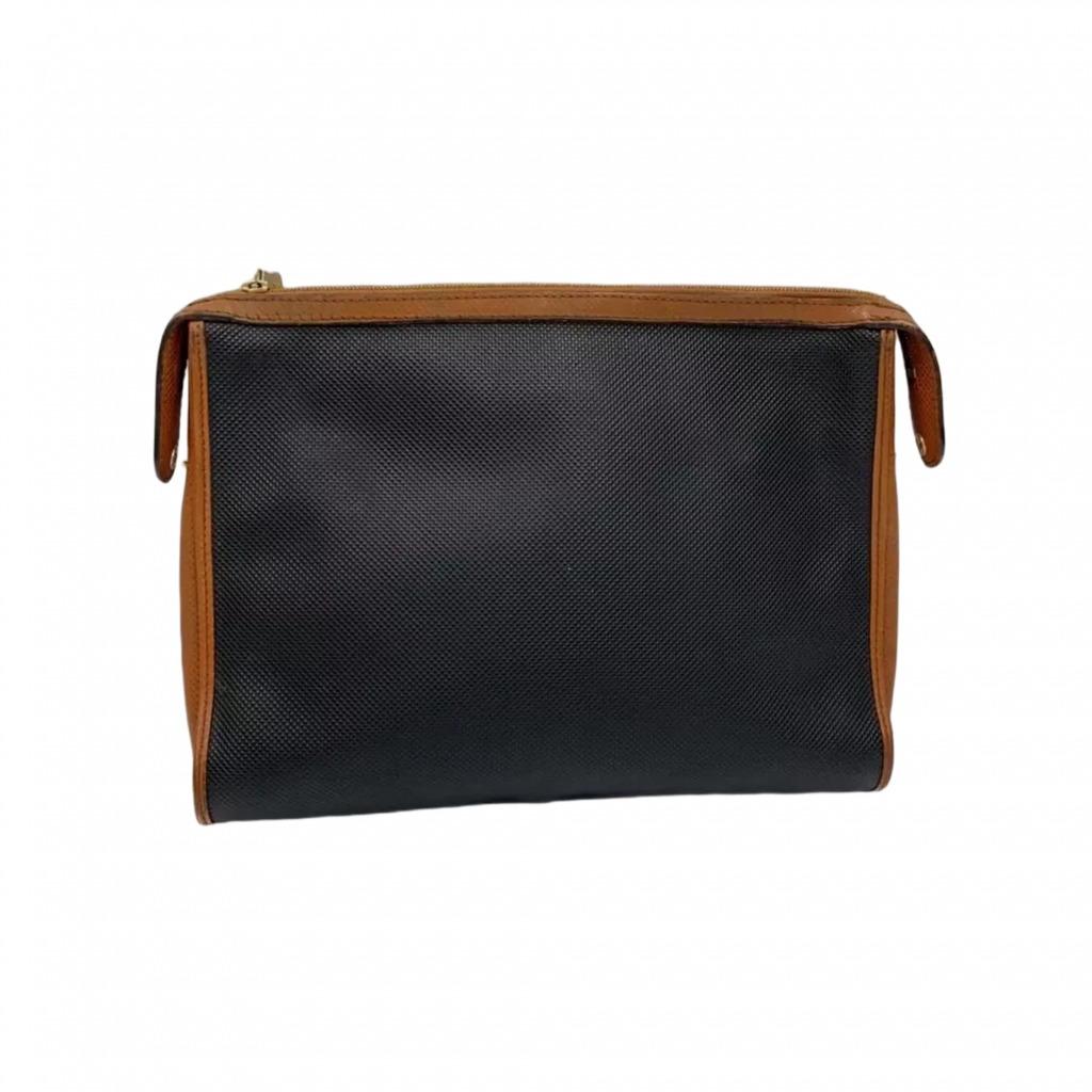 BOTTEGA VENETA Pochette noir et cuir