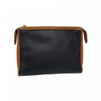BOTTEGA VENETA Pochette noir et cuir
