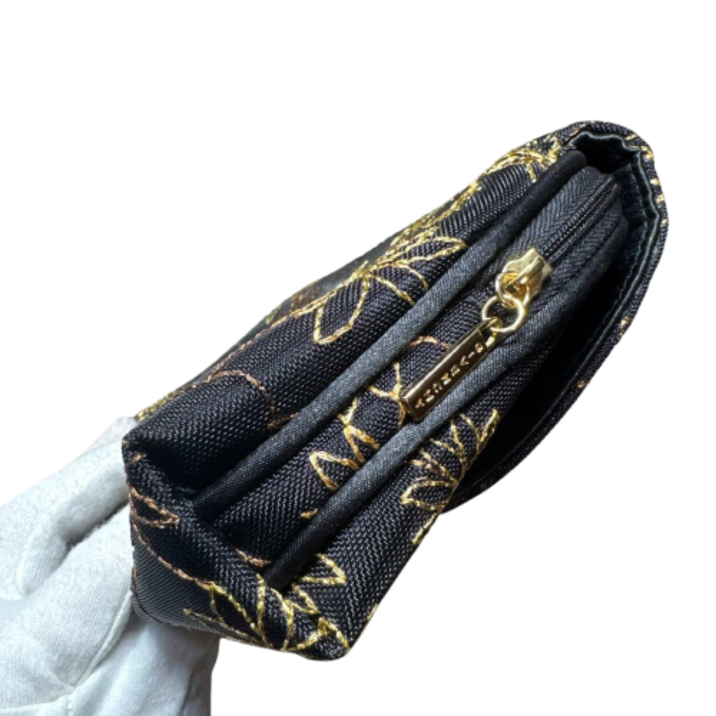 GIVENCHY Pochette Neuve étui pour petits objets trousse de maquillage, noir et or