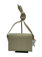 UNGARO Sac bandoulière cuir grainé crème fermoir cœur doré