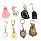 Assorted Brand Keychain Lot: Rawhide, CH, Dooney & Bourke, Trussardi, Firenze