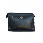 VALENTINO Pochette Valentino garavani noir et bijouterie doré