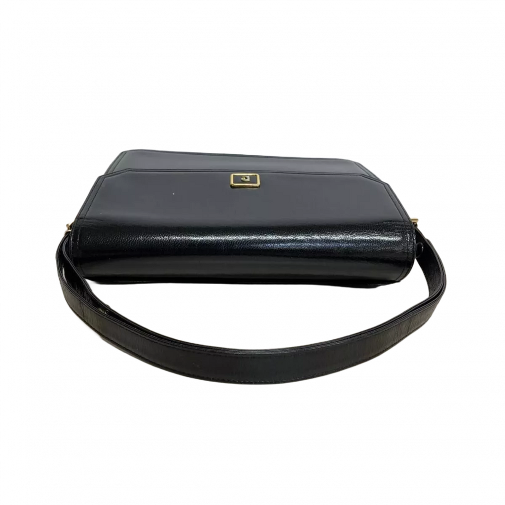PIERRE CARDIN Sac bandoulière pierre cardin noir avec détails dorés et logo