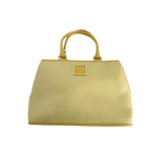 NINA RICCI Sac jaune logo carré mode alma