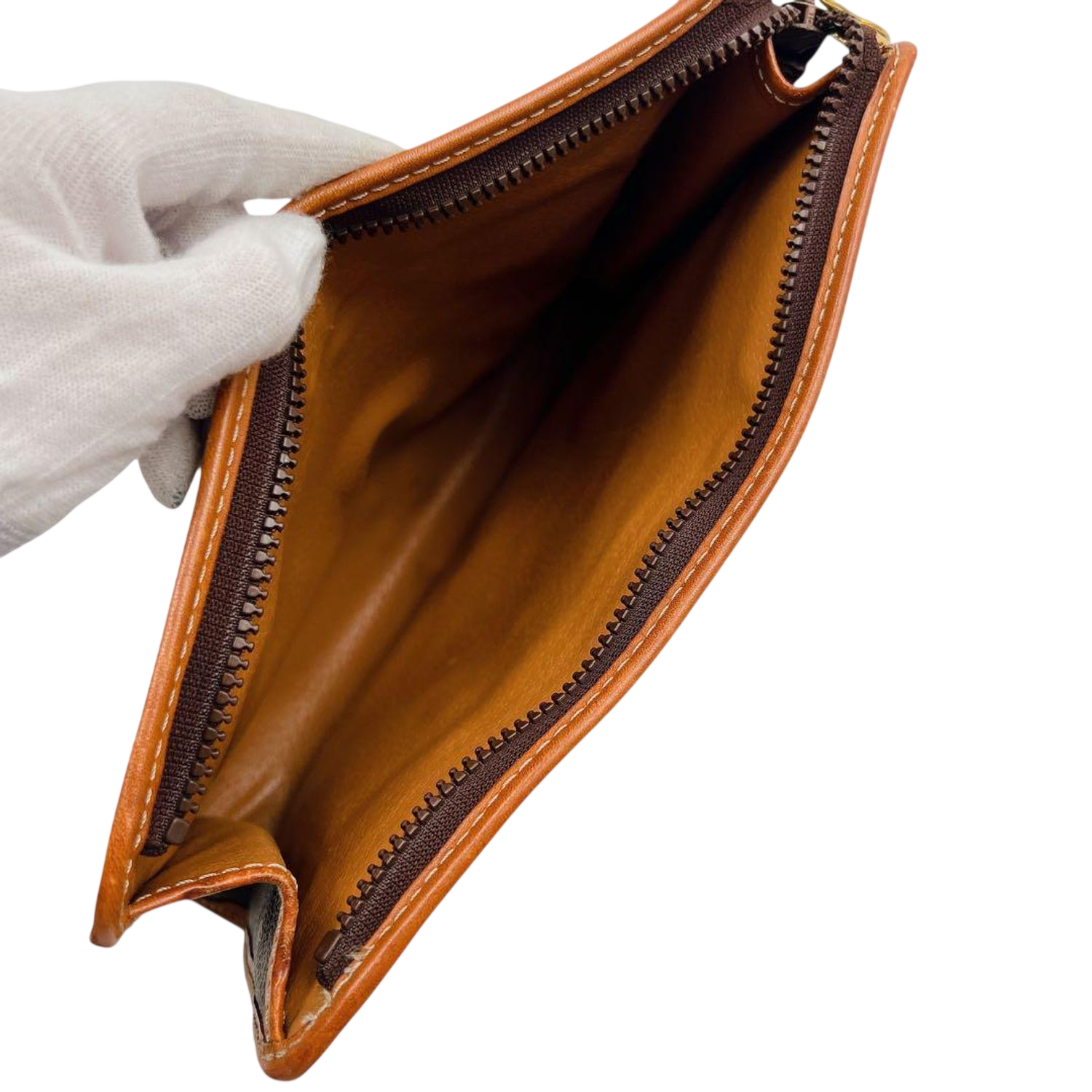 Celine Macadam Monogram Pouch Clutch Bag