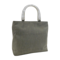 GIVENCHY Sac à main comme neuf, toile kaki anse blanche