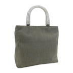 GIVENCHY Sac à main comme neuf, toile kaki anse blanche